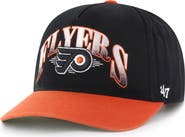 '47 Men's '47 Black/Orange Philadelphia Flyers Atkin Vintage Relaxed Hitch Adjustable Hat