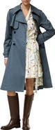 Burberry Long Tropical Gabardine Pembury Trench Coat