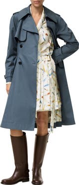 Burberry Long Tropical Gabardine Pembury Trench Coat