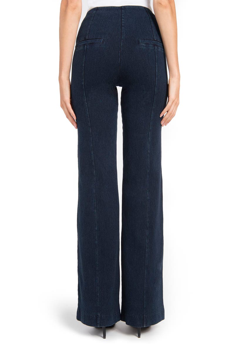 'Lyssentials Wide Leg Denim Trousers, Alternate, color, INDIGO