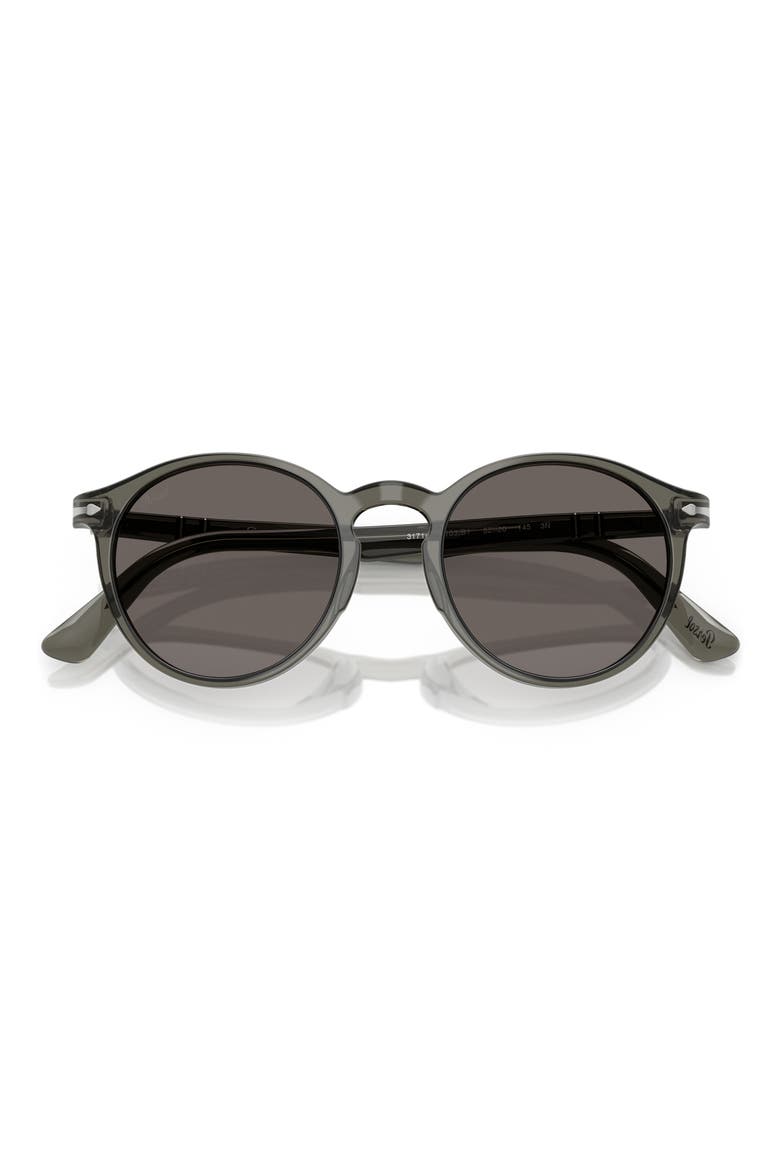 PO3171S 52mm Phantos Sunglasses, Alternate, color, TAUPE GREY / DARK GREY