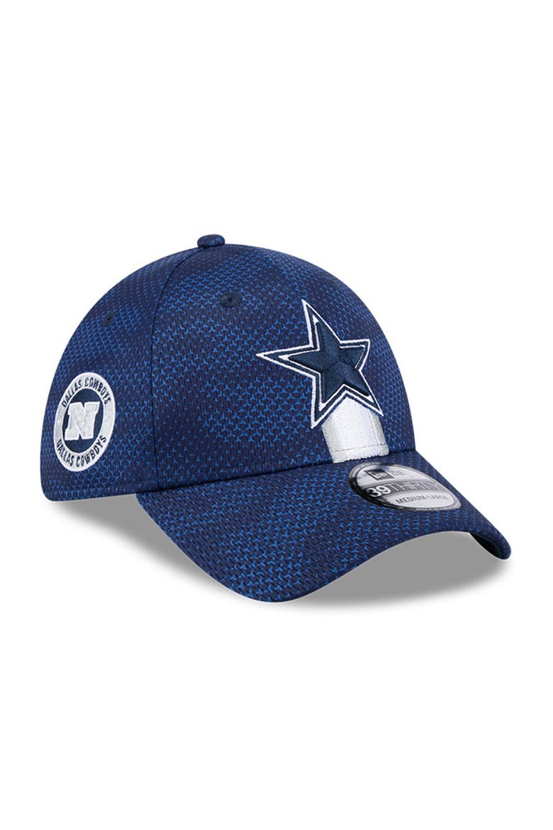 Men's New Era Navy Dallas Cowboys 2024 Sideline 39THIRTY Flex Hat, Alternate, color, Navy