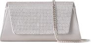 Akris Anouk Crystal Embellished Silk & Leather Clutch