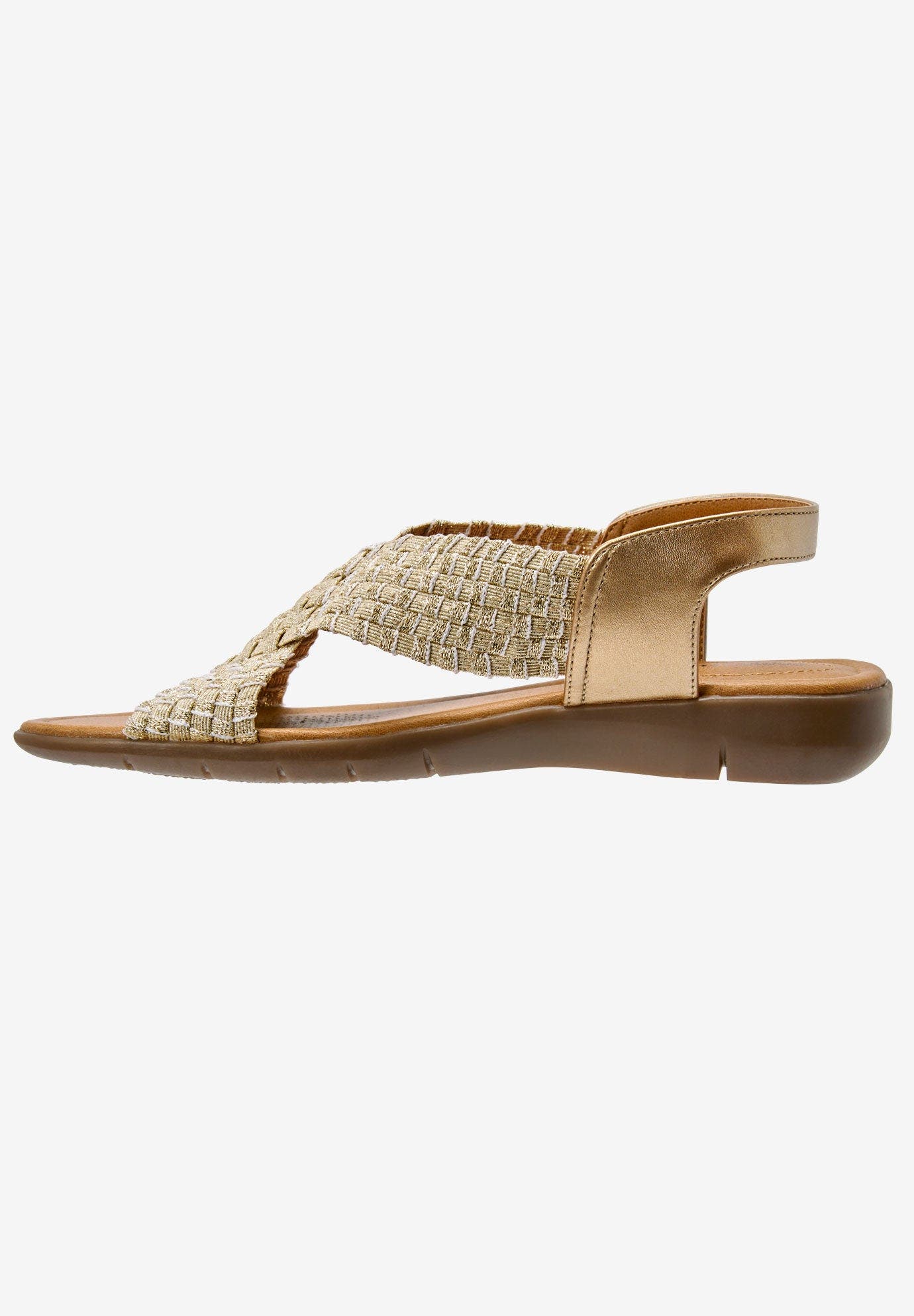 The Celestia Sling Sandal, Alternate, color, GOLD METALLIC