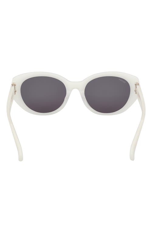 Max Mara 54mm Round Sunglasses