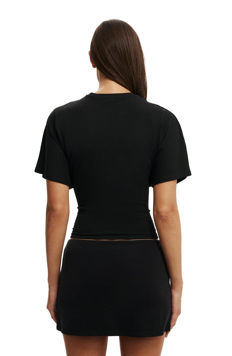 Cotton On Women's Blair Batwing Short Sleeve Tee, Alternate, color, Black