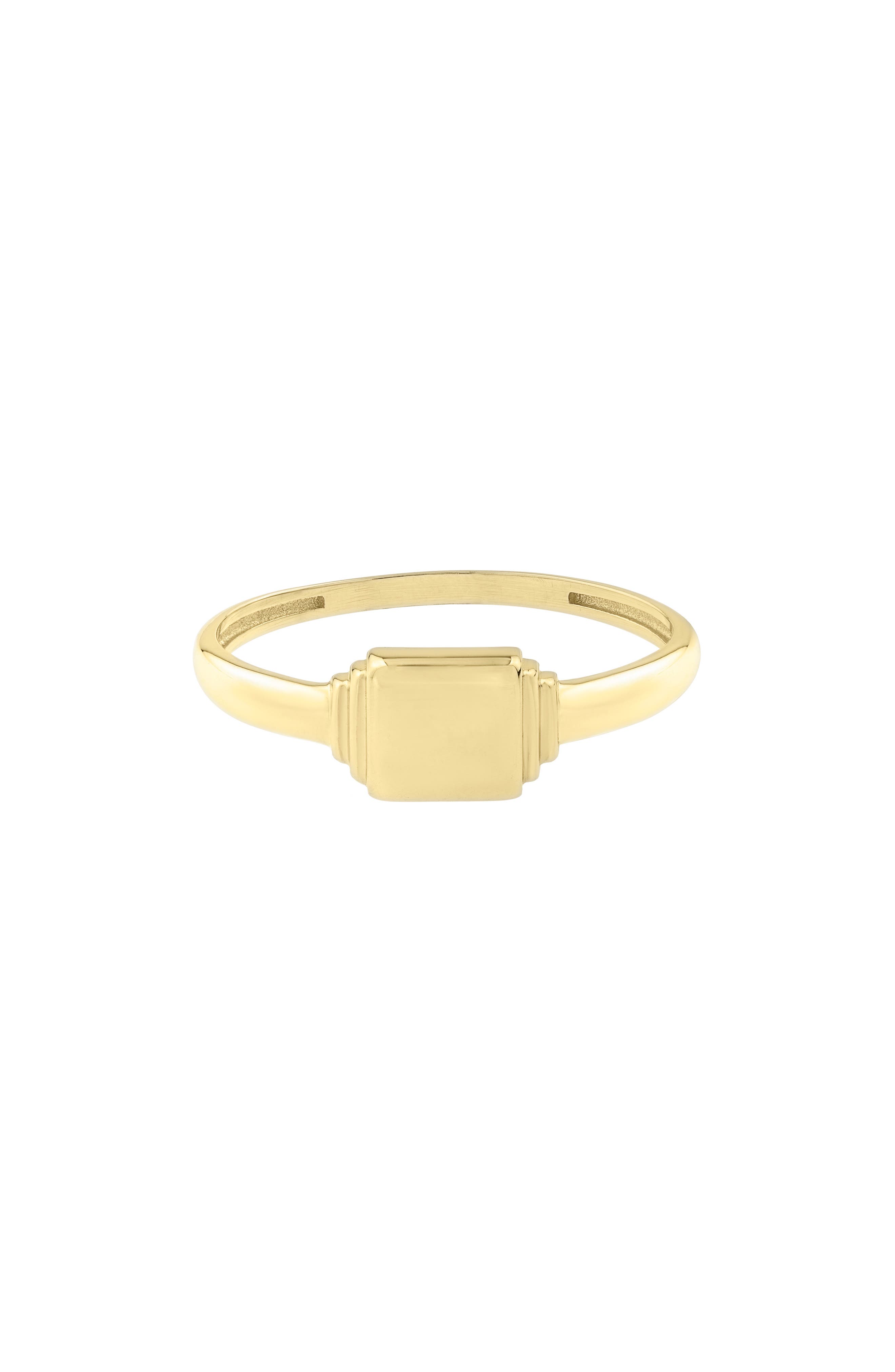 KARAT RUSH 14K Yellow Gold Mini Signet Ring (Women) | Nordstromrack