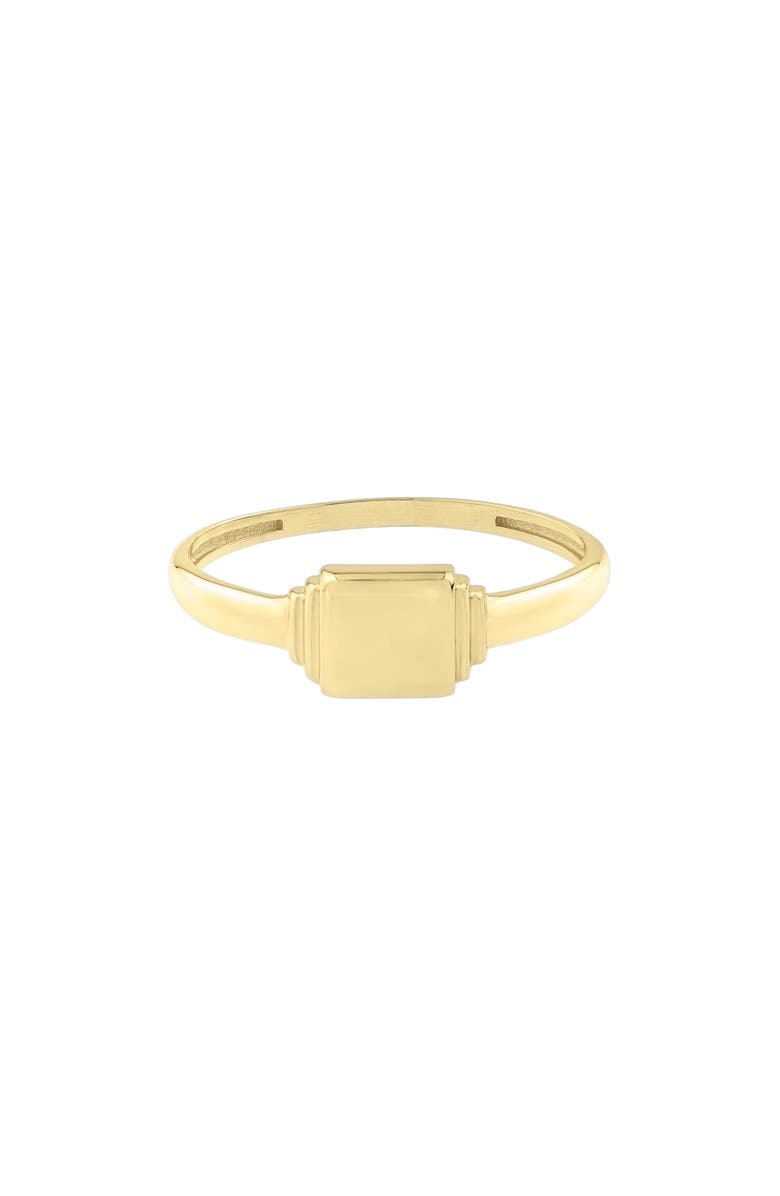 KARAT RUSH 14K Yellow Gold Mini Signet Ring, Main, color,