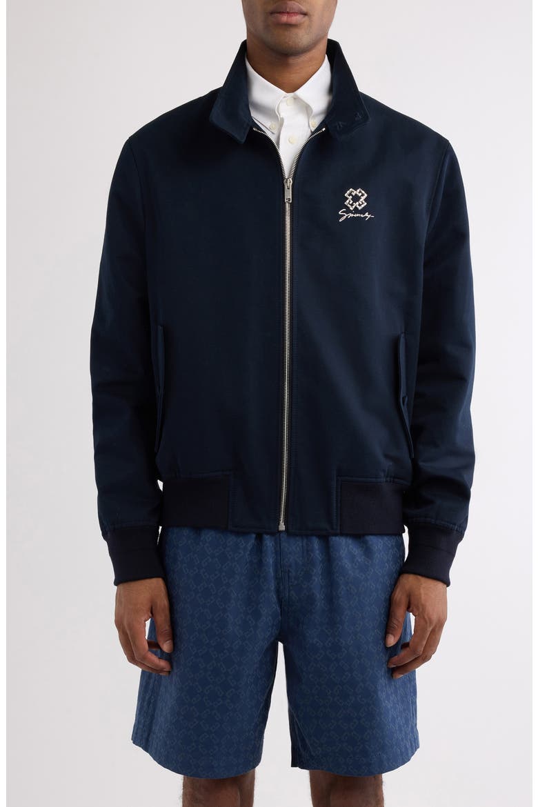 Monogram 72 Harrington Jacket, Main, color, 401-DARK BLUE