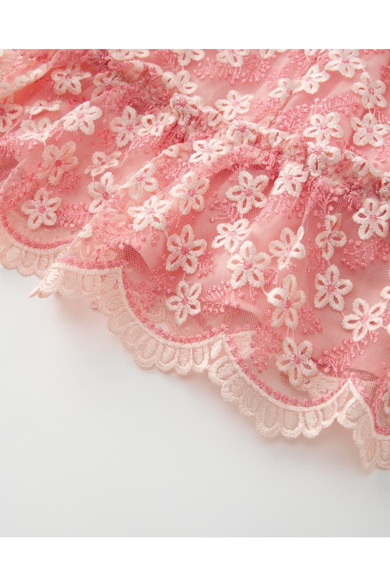 Julia Embroidered Mini Dress, Alternate, color, Peach