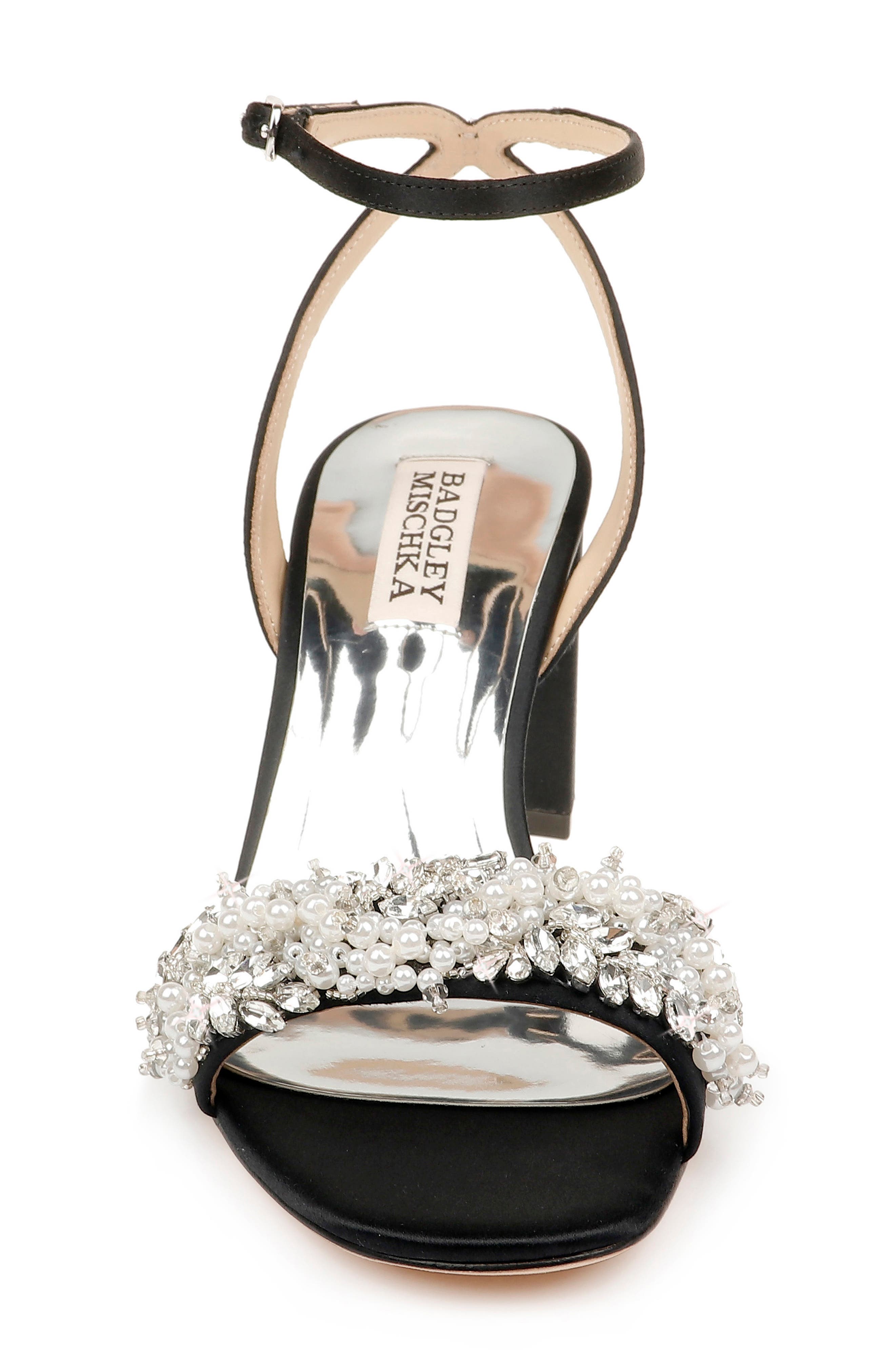 Badgley Mischka Collection Clara Embellished Sandal, Alternate, color, 