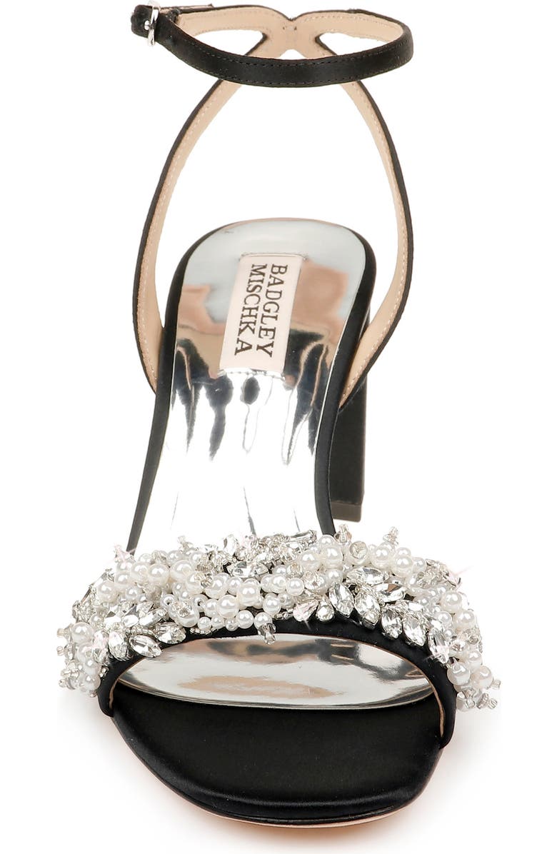 Badgley Mischka Collection Clara Embellished Sandal, Alternate, color,
