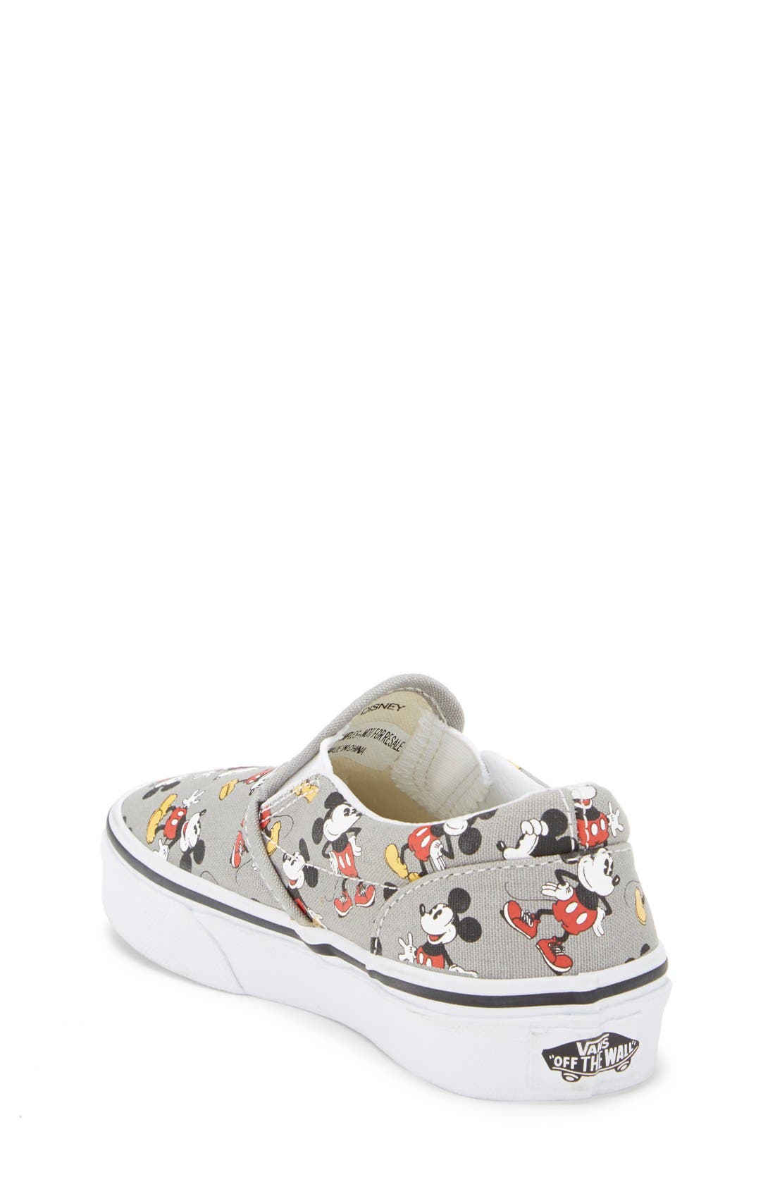 Vans 'Classic - Disney<sup>®</sup> Mickey Mouse' Slip-On, Alternate, color, 