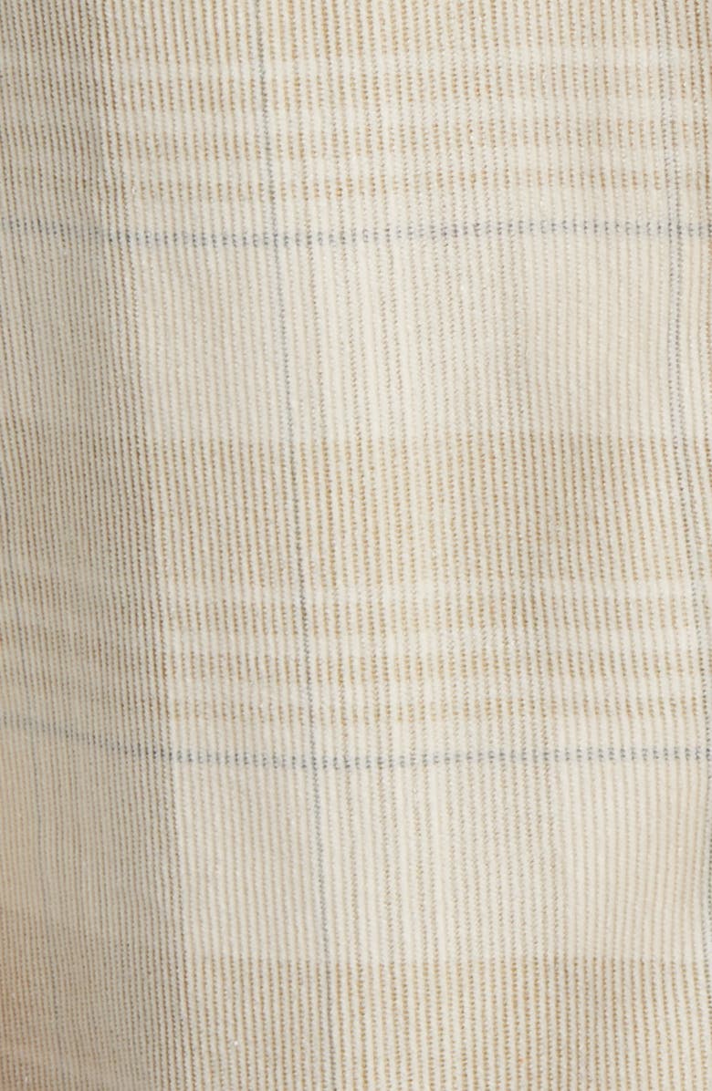 Dickies Alma Plaid Stretch Corduroy Button-Up Shirt, Alternate, color, 