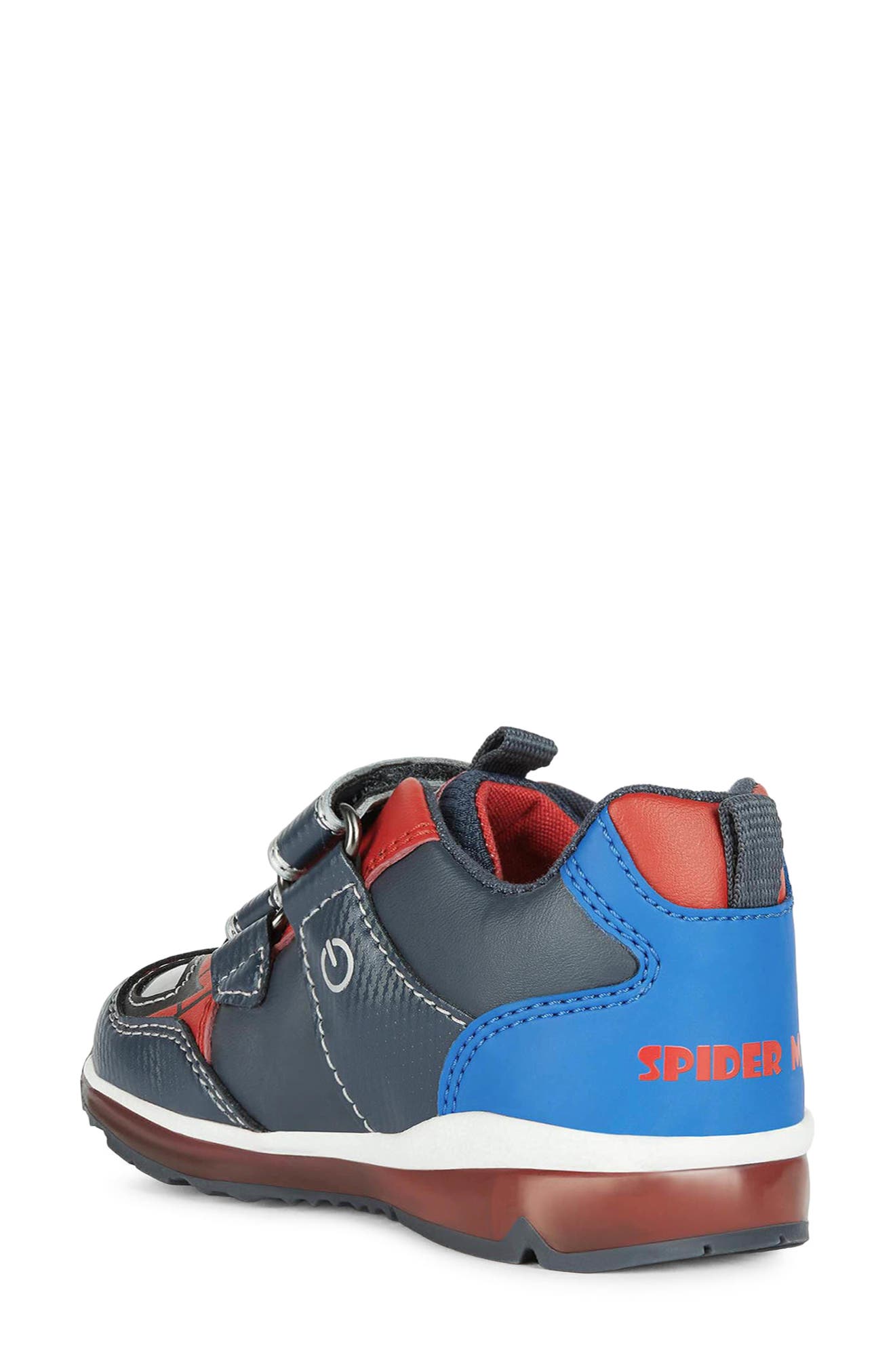 Geox x Marvel Todo Light-Up Sneaker, Alternate, color, 