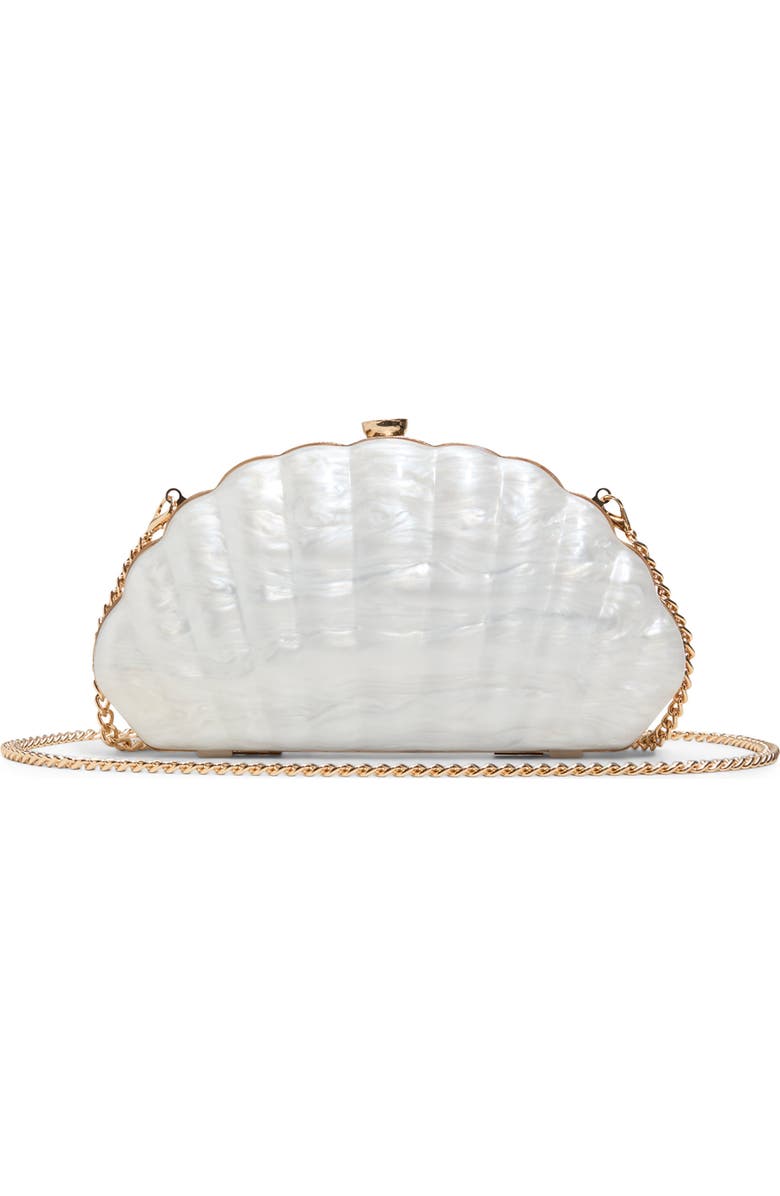 ALDO Sheshell Clutch, Main, color,