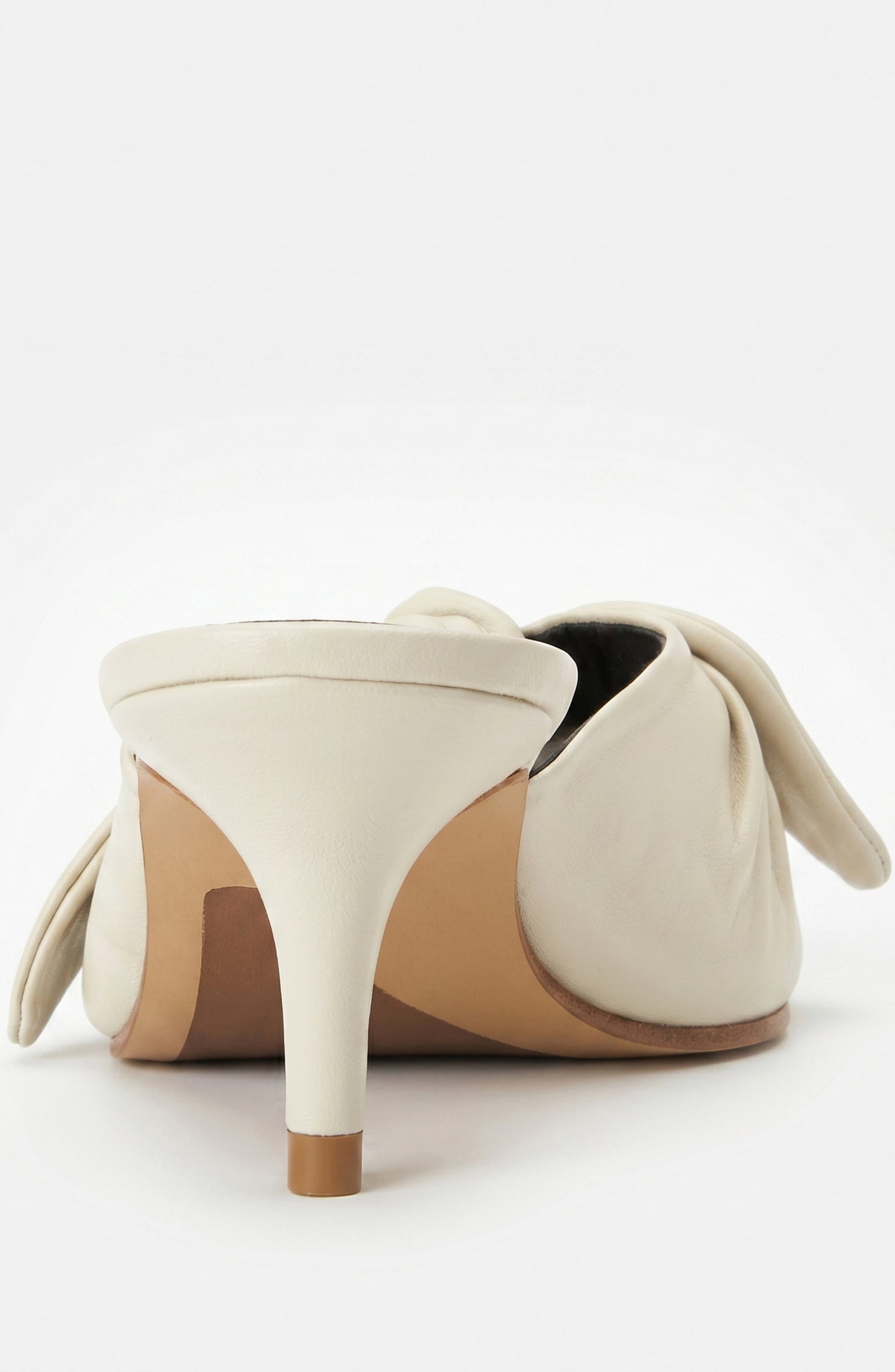 Brida Mule Kitten Heel Latte Cream, Alternate, color, Latte Cream
