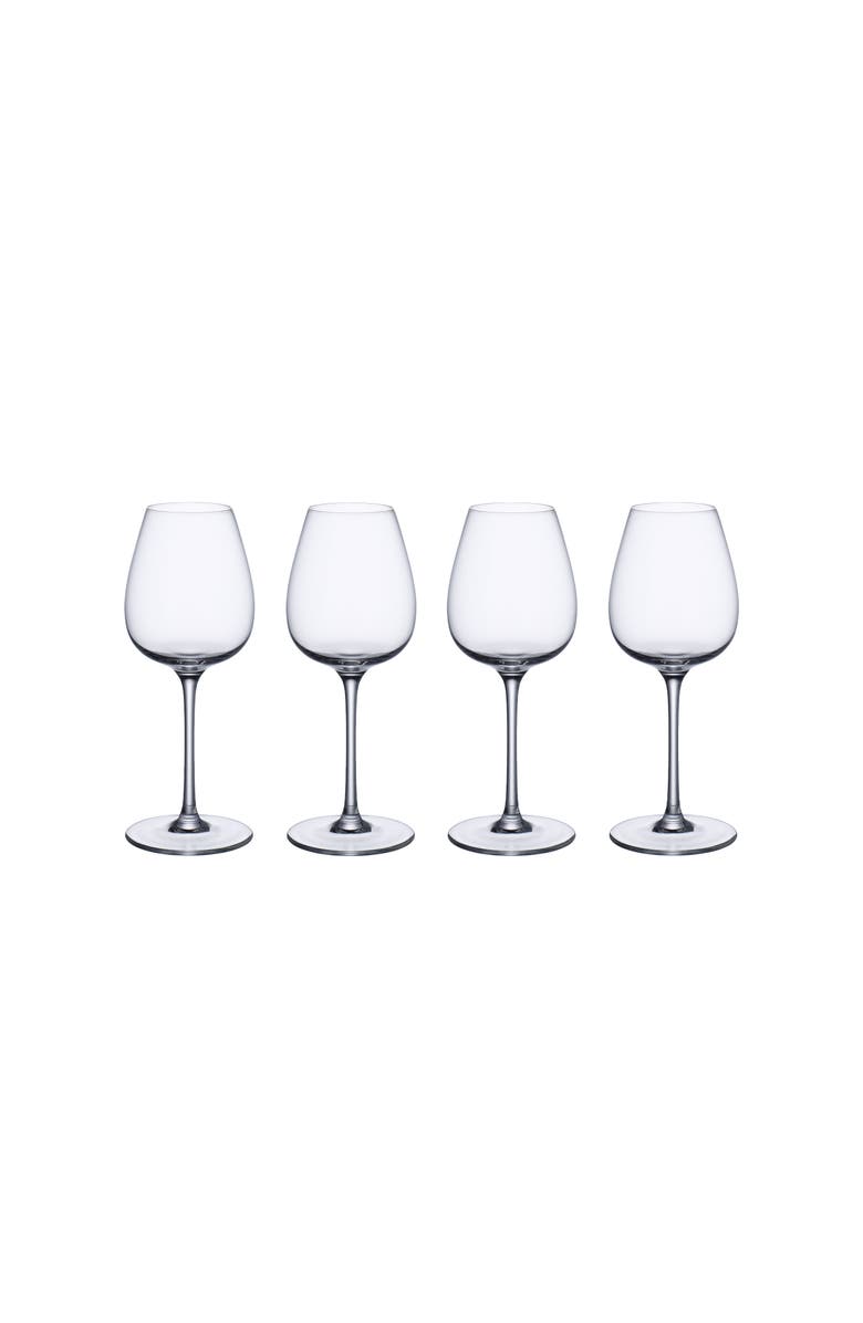 Villeroy & Boch Purismo Wine Fresh+Light White Wine Goblets, Set of 4, Main, color, Clear