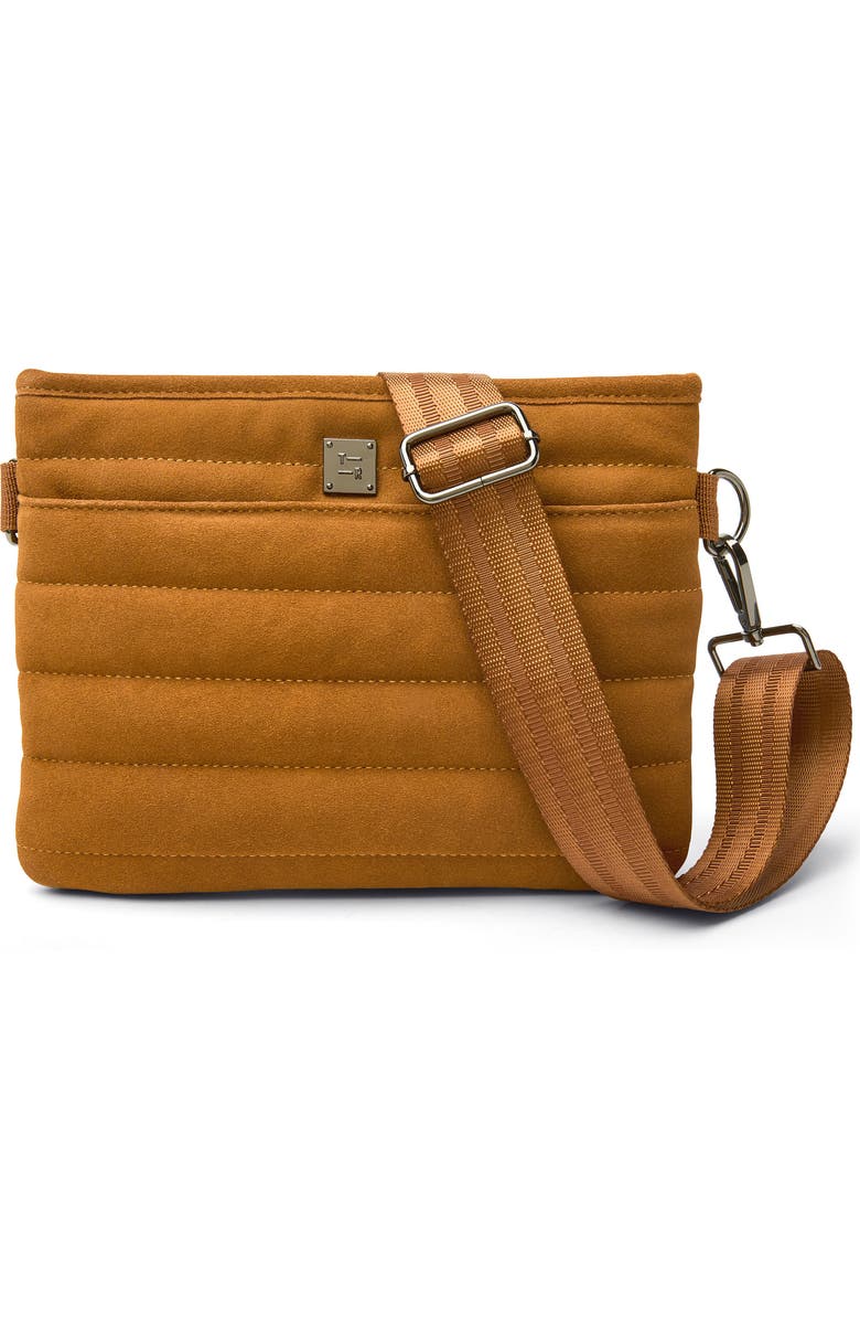 THINK ROYLN Bum 2.0 Suede Crossbody Bag, Main, color, Cognac Suede