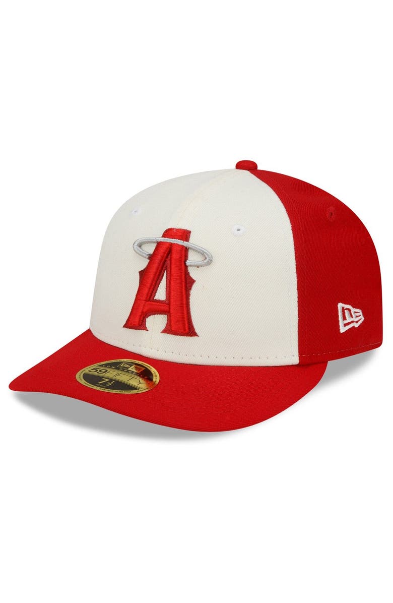 New Era Men's New Era Red Los Angeles Angels 2022 City Connect Low Profile 59FIFTY Fitted Hat, Main, color, Red