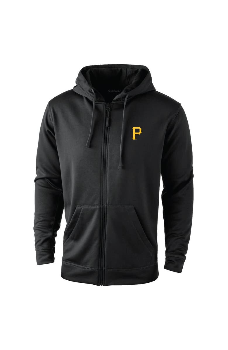 DUNBROOKE Men's Dunbrooke Black Pittsburgh Pirates Trophy Full-Zip Hoodie, Alternate, color, Black
