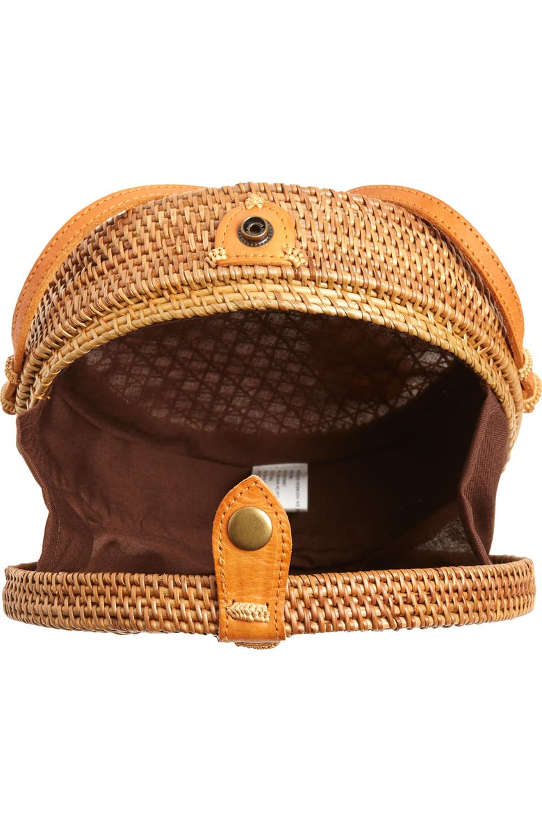 Street Level Woven Canteen Crossbody Bag, Alternate, color,