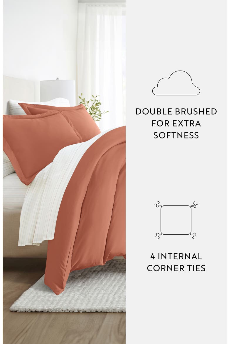 Bundle Duvet Set, Alternate, color, CLAY
