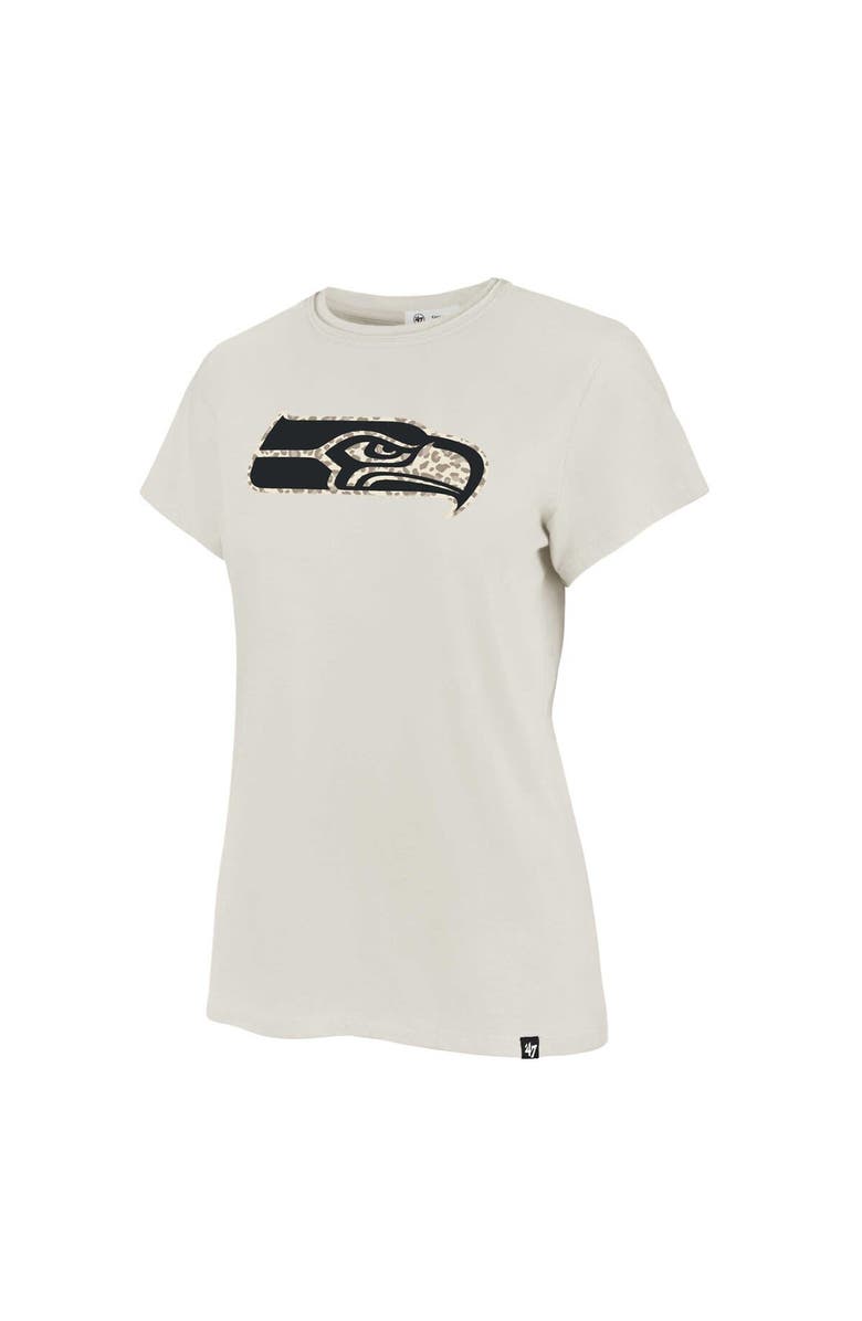 '47 Women's '47 Cream Seattle Seahawks Panthera Frankie T-Shirt, Alternate, color, Cream