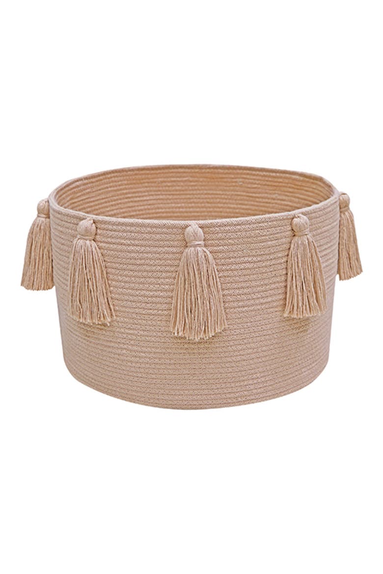 Tassel Basket, Main, color, ROSE