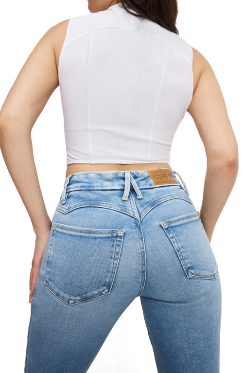 GOOD AMERICAN GOOD AMERICAN DOLLY JOLEANS FLARE JEANS