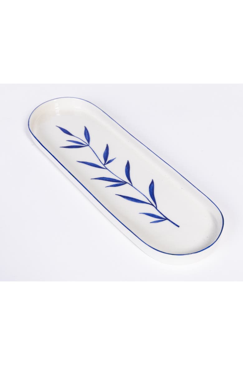 Lhasa Serving Plate, Alternate, color, Blue
