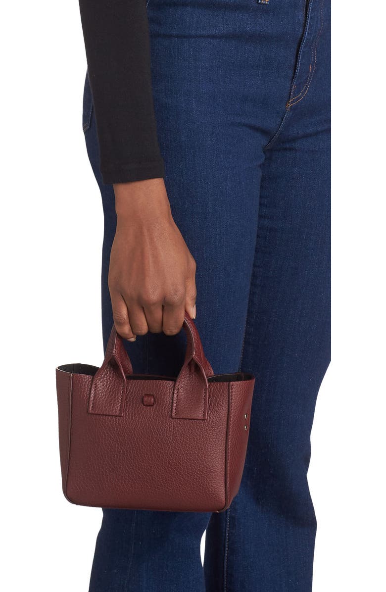 Yvonne Koné Mini Filippo Leather Tote, Alternate, color,