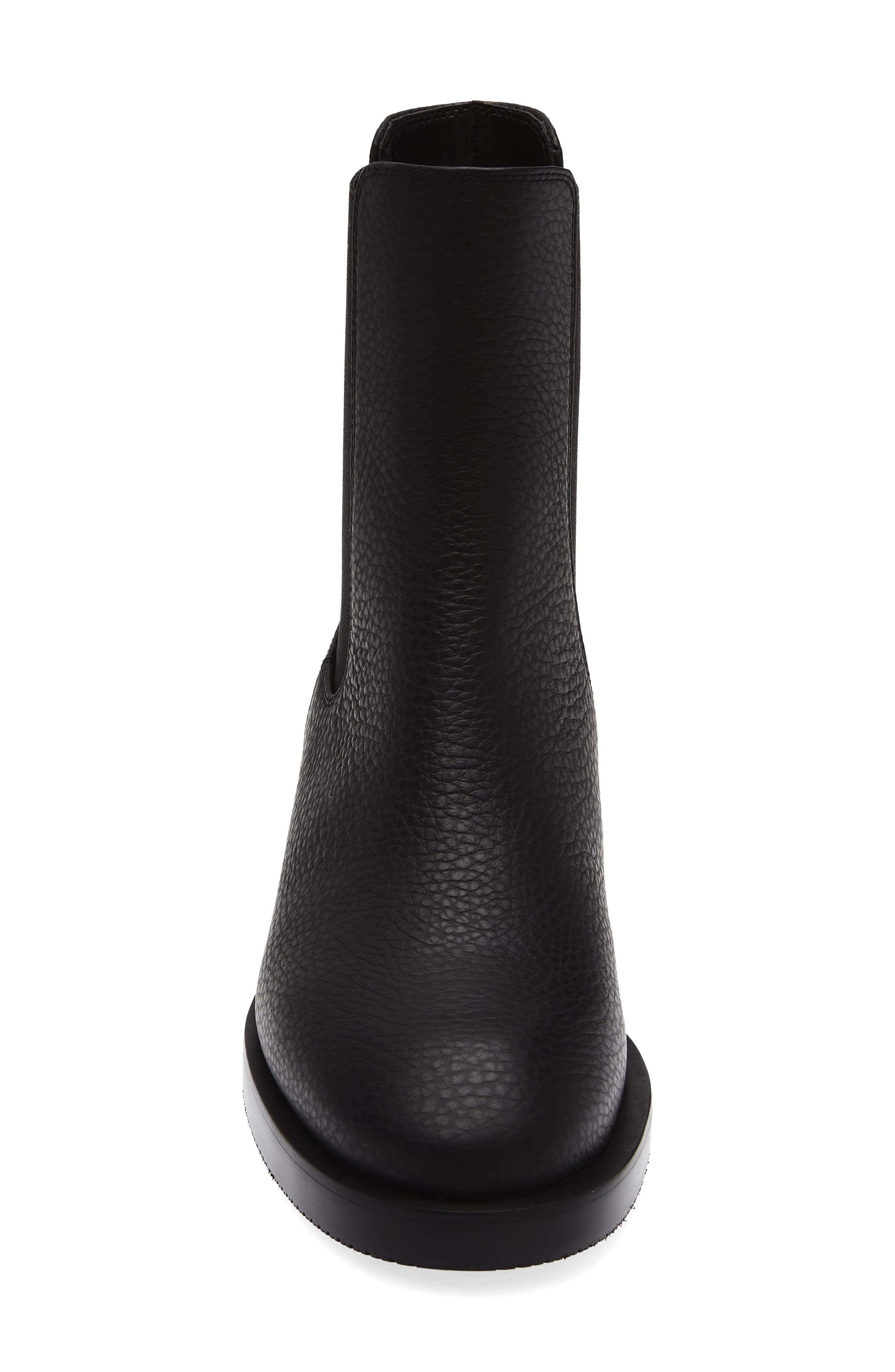 Stuart Weitzman Lenora Chelsea Bootie, Alternate, color, Black