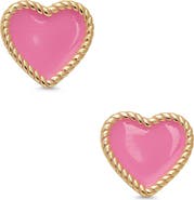 Lily Nily Kids' Heart Twist Stud Earrings