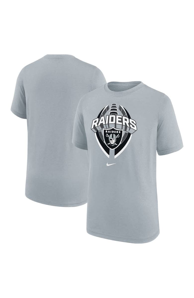 Nike Youth Nike Gray Las Vegas Raiders Icon Legend T-Shirt, Alternate, color, Gray