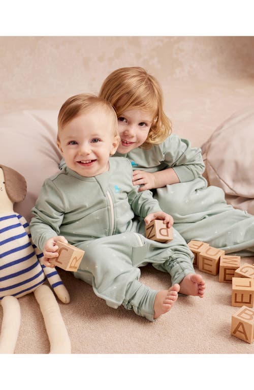 Love To Dream Long Sleeve 1.5 Tog Sleep Suit In Green