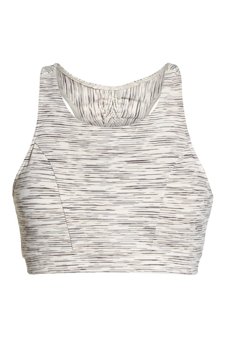Sheer Drama Element Sports Bra, Alternate, color, BEIGE DUNE