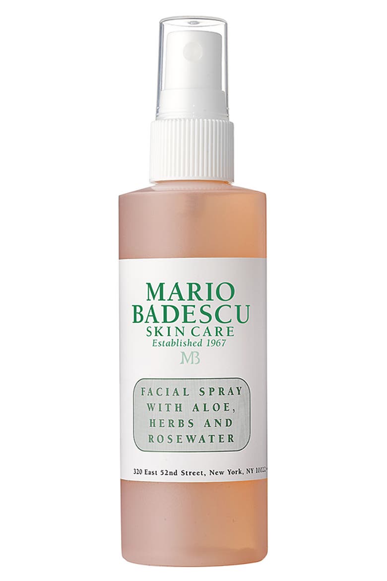 Facial Spray with Aloe, Herbs & Rosewater, Main, color, NO COLOR