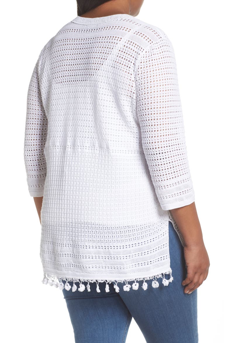Right on Track Tunic Sweater, Alternate, color, PAPER WHITE