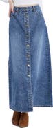 Wash Lab Denim Denim Maxi Skirt