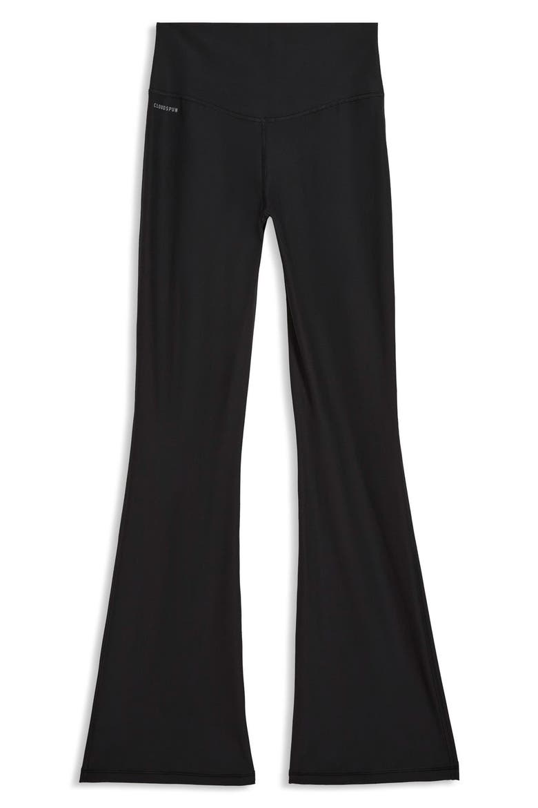 Cloudspun High Waist Flare Leggings, Alternate, color, PUMA BLACK