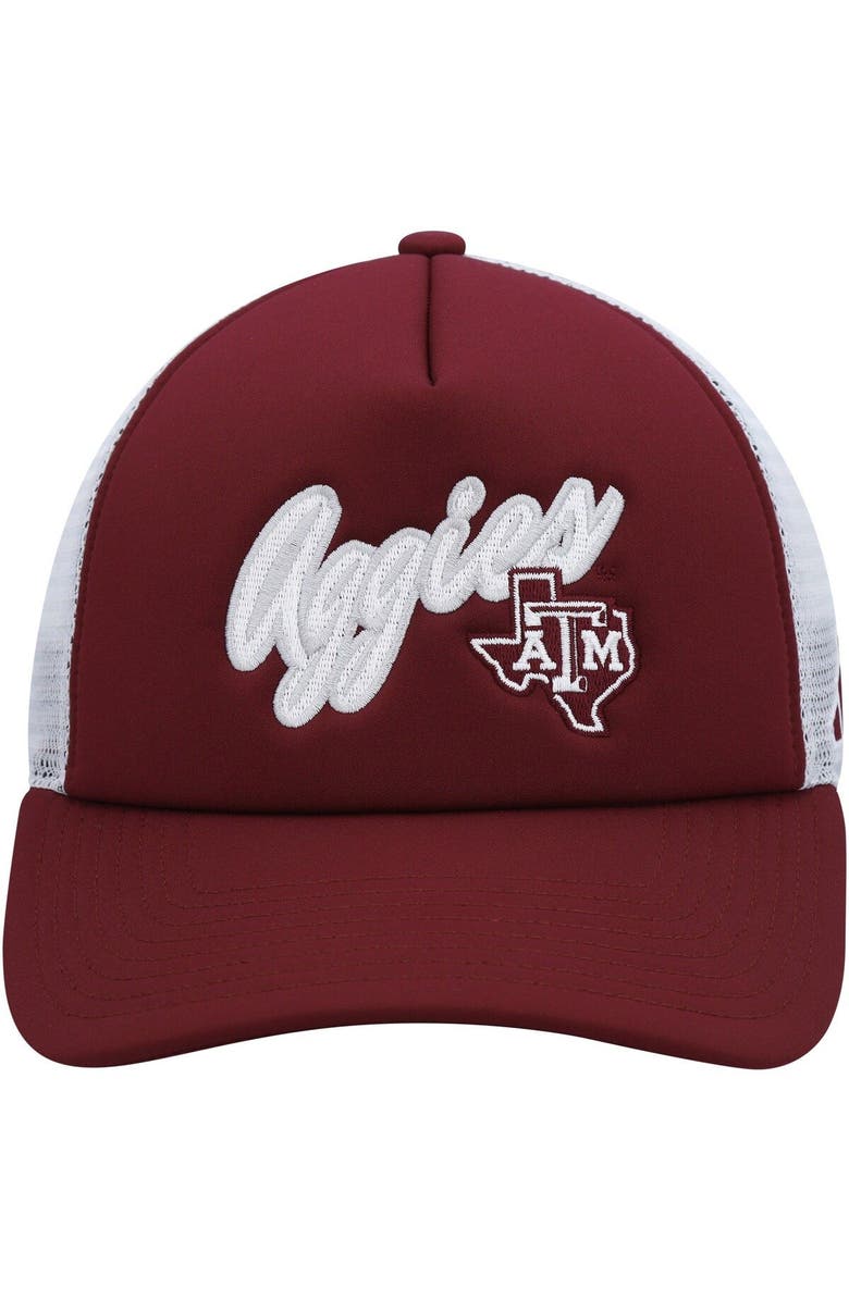 adidas Men's adidas Maroon Texas A&M Aggies Script Trucker Snapback Hat, Alternate, color, Maroon