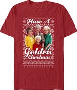 The Golden Girls Men's The Golden Girls Ugly Christmas Portrait Graphic T-Shirt
