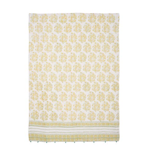 Carol & Frank Humphrey Succulent Towel In Yellow