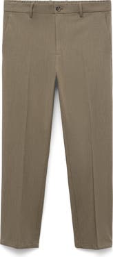 MANGO Bologna Slim Fit Stretch Pants