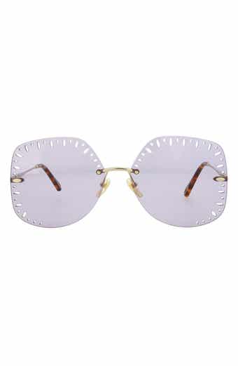 Chloé 63mm Oversize Geometric Sunglasses