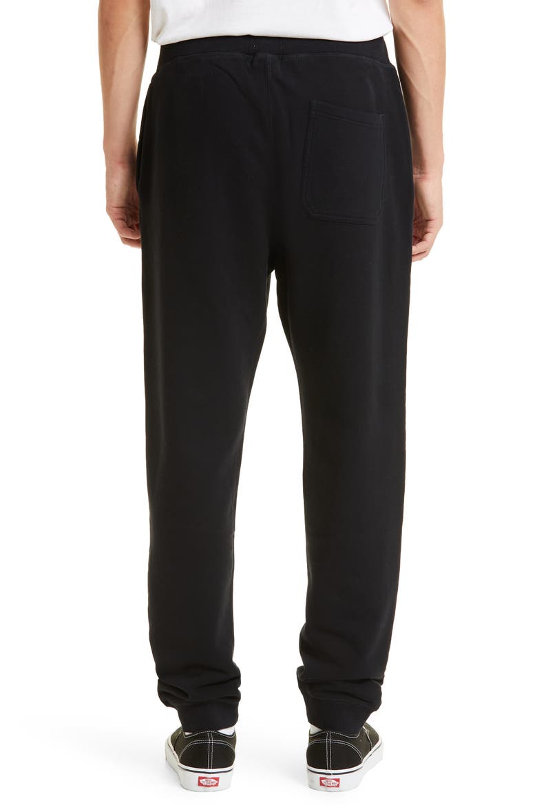 Men's Cotton French Terry Joggers, Alternate, color, BLACK