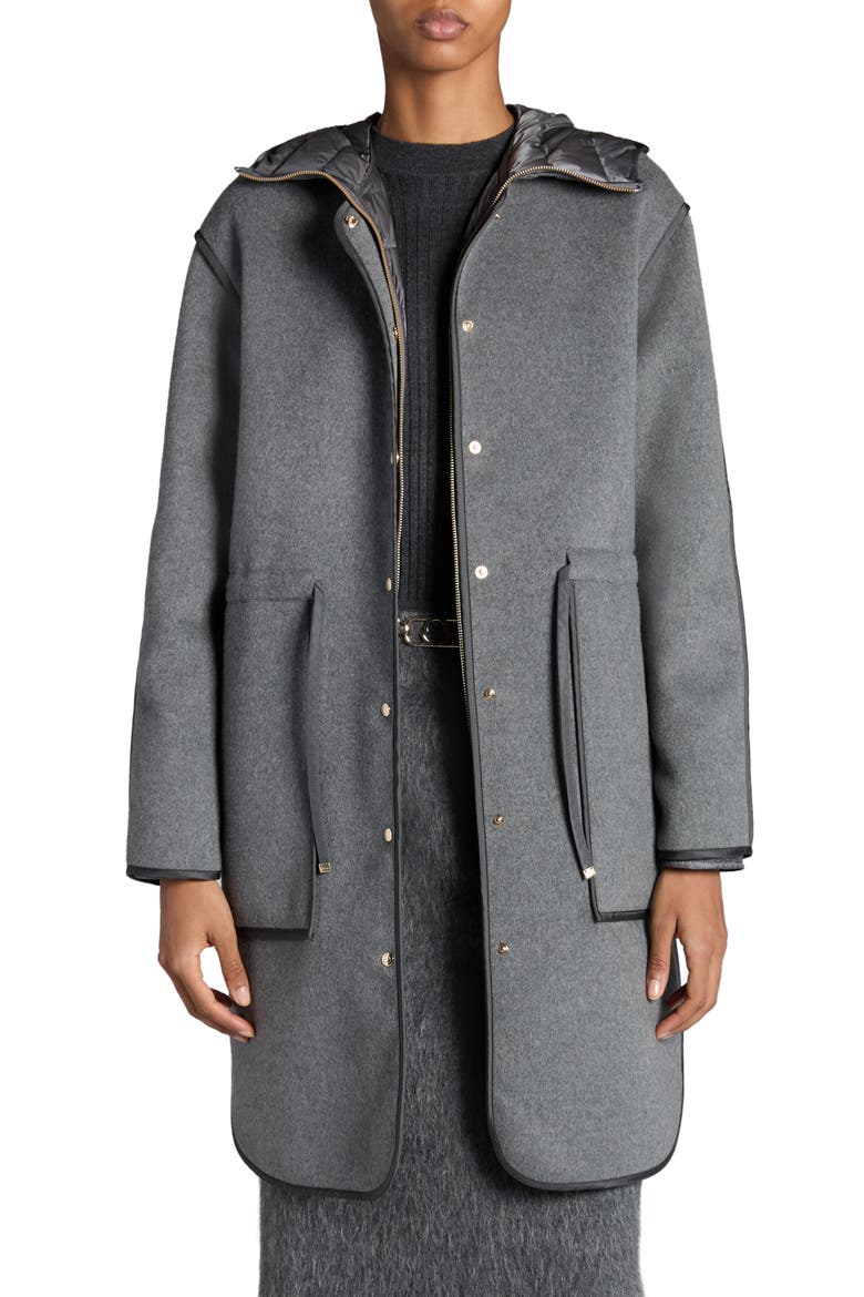 Bonrepos Down Coat, Main, color, GREY