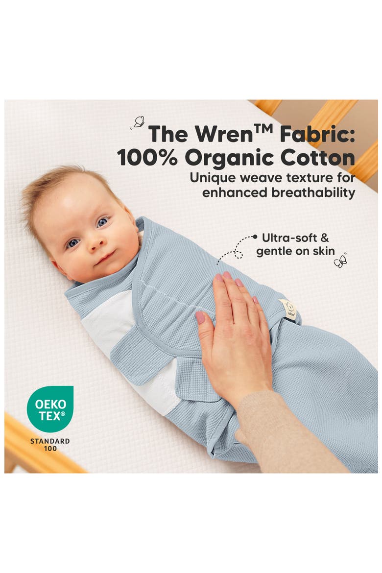 3-Pack Soothe (Wren) Swaddle Wraps, Alternate, color, Glacier