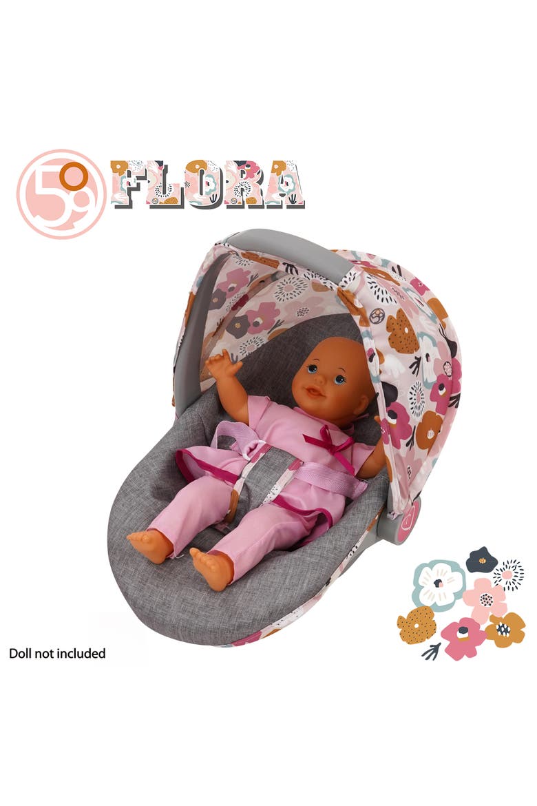 Melange Flora 3In1 Doll Car Seat, Alternate, color, Multicolored